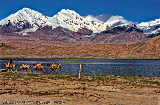 Caravana_camello_lago_Karaku
